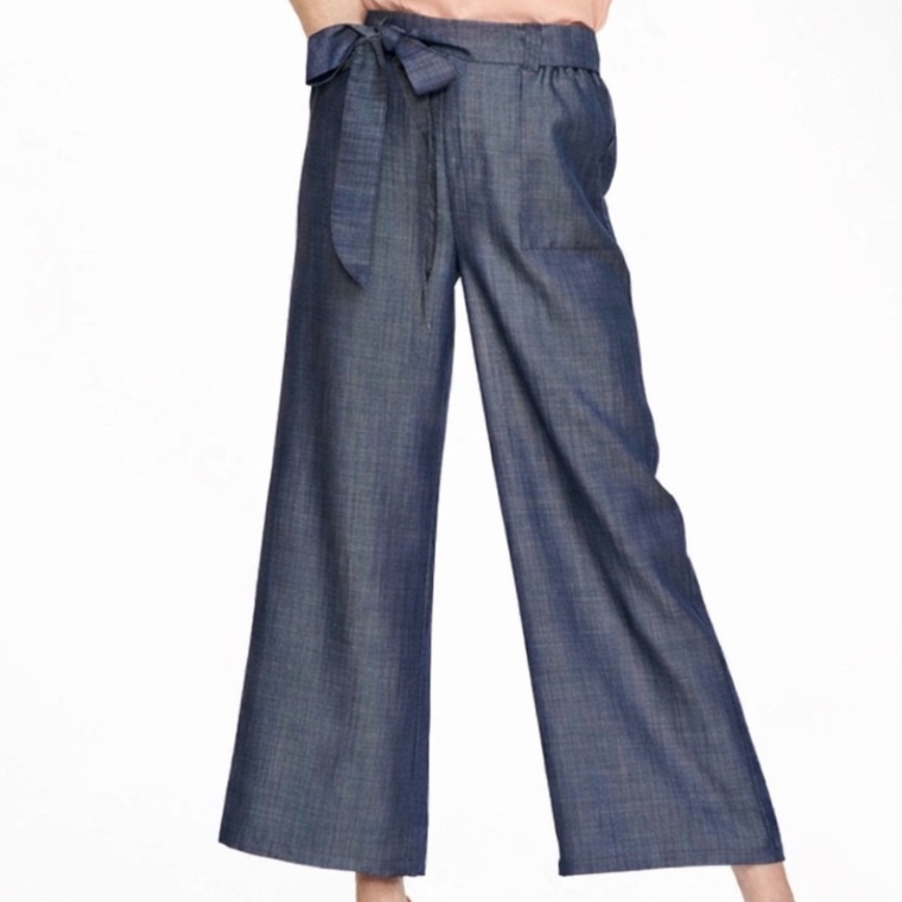 🇨🇦 LENNARD TAYLOR Victoria Pant Tencel Wide Leg High Rise M Handmade Canada